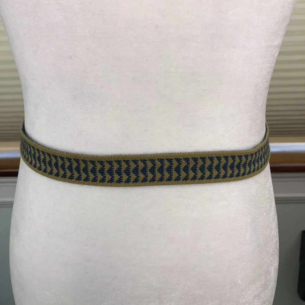 Levi's Vintage Boho Southwestern Buckle Leather Belt Western Country Classic